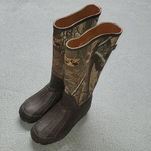 Red Head Bone Dry Camo Waterproof Boots Womens Size 7 Boys 5
